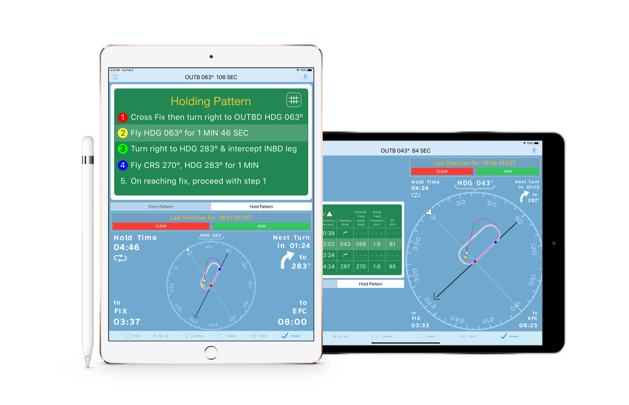 Holding Pattern Computer For iPad